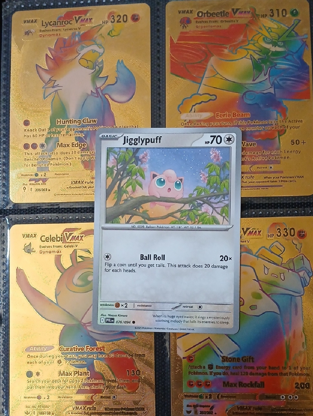 Pokemon Jigglypuff Card - Pink & White